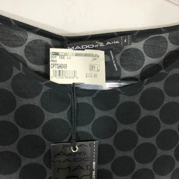 Mado Et Les Autres Top Polka Dot‎ Long Sleeve Top - Picture 2 of 6